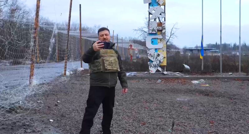 Президент України Володимир Зеленський у Куп'янську