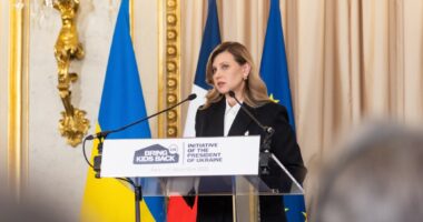 Зеленська про викрадених дітей