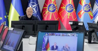 Міністр оборони України Денис Шмигаль на "Рамштайні"