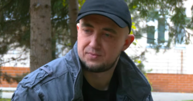 Звільнений з полону прикордонник Олександр