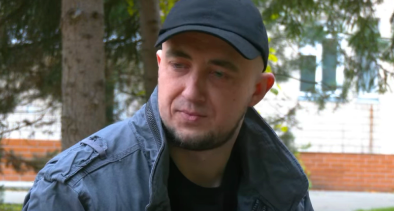 Звільнений з полону прикордонник Олександр