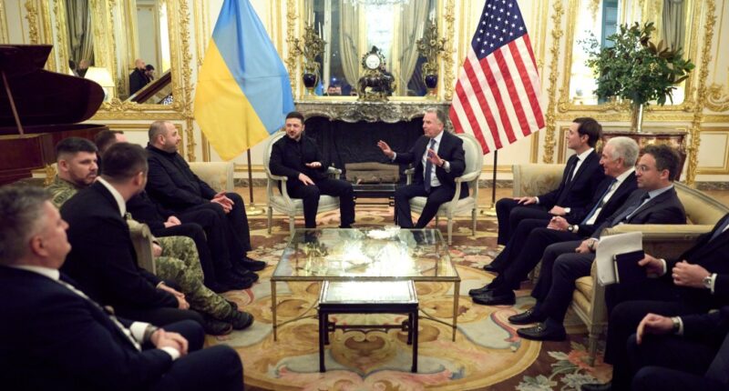 Зеленський, Віткофф і Кушнер в Парижі