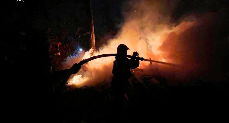 Наслідки обстрілу Києва