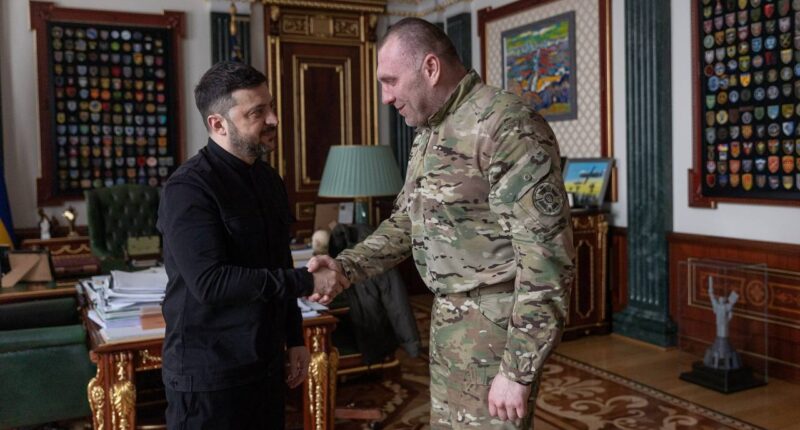 Президент України Володимир Зеленський і голова СБУ Василь Малюк