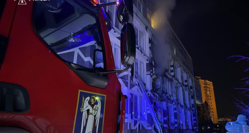 удар по лікарні у Києві