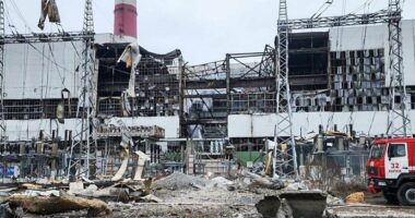 Розбита ТЕЦ в Харкові