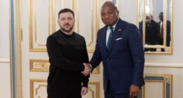 Володимир Зеленський і Самюель Аблаква