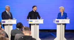 Зустріч Зеленського, Кошта та Урсули фон дер Ляєн