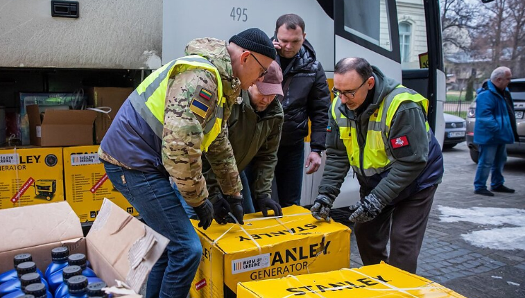 Литовські муніципалітети виділяють 50 тисяч євро на генератори та обігрівачі для України