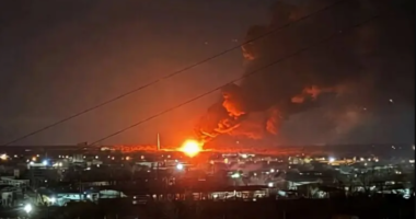 Луганськ, удар по нафтобазі
