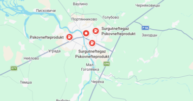 атака на нафтобазу під Псковом