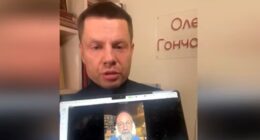 Нардеп Олексій Гончаренко і підсудний бізнесмен Тимур Міндіч