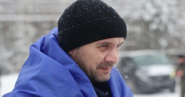 Повернутий з полону військовий Назар Далецький