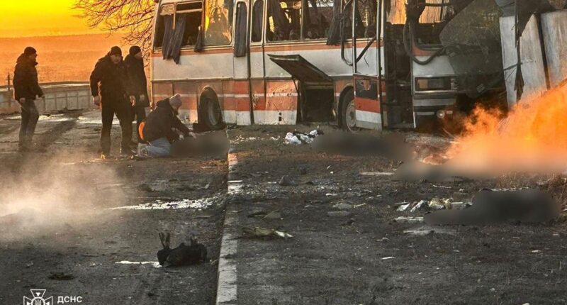 Жалоба через атаку РФ на автобус