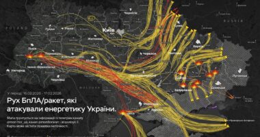 Масований удар по Україні