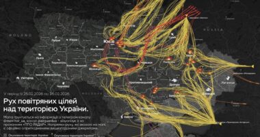 Масована атака РФ у ніч проти 26 лютого