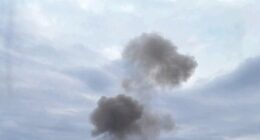 Дим від вибуху