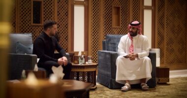 Зеленський та Спадкоємний принц Саудівської Аравії