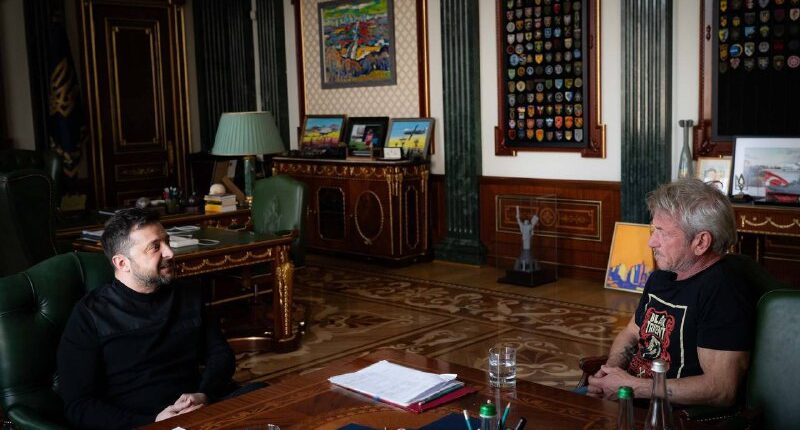 Зеленський і Шон Пенн