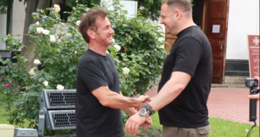 Ексглава Офісу президента України Андрій Єрмак і голлівудський актор Шон Пенн