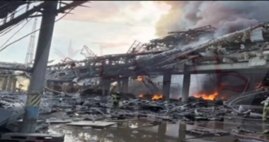 Наслідки удару по заводу в Татарстані