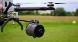 дрон на оптоволокні