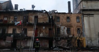 Наслідки атаки дронів на Львів