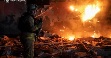 масована атака на Україну