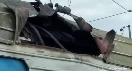 російський дрон атакував поїзд на Харківщині