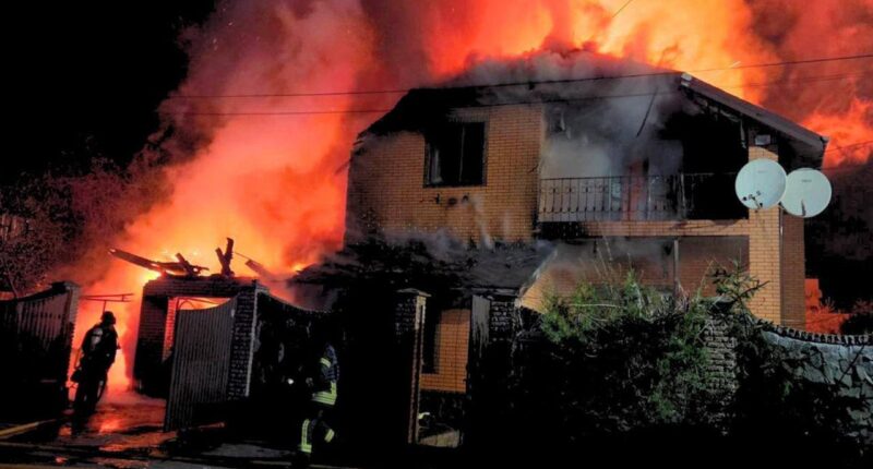 Наслідки обстрілу Київщини