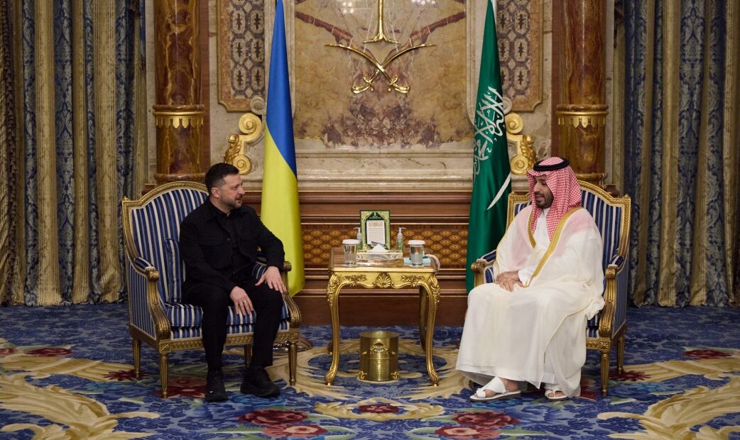 Володимир Зеленський і Мухаммад бін Салман Аль Сауд
