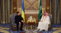 Володимир Зеленський і Мухаммад бін Салман Аль Сауд