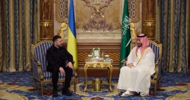 Володимир Зеленський і Мухаммад бін Салман Аль Сауд