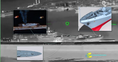 Зʼявилися супутникові знімки пошкодженого фрегату “Адмірал Макаров” у РФ