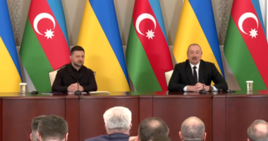 Зеленський та Алієв в Азербайджані