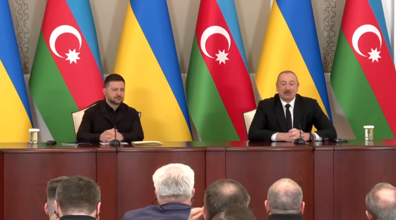 Зеленський та Алієв в Азербайджані
