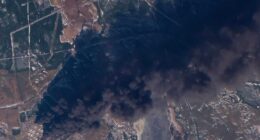 Супутниковий знімок порту Приморськ від 24 березня 2026 року