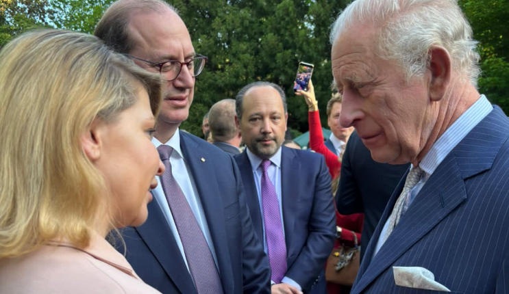 Стефанішина про візит Чарльза до США