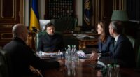 Володимир Зеленський на переговорах