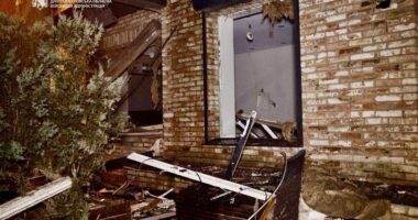 Наслідки обстрілу Дніпра