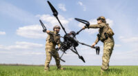 Військові з дроном