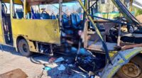 Росіяни скинули вибухівку на автобус у Нікополі