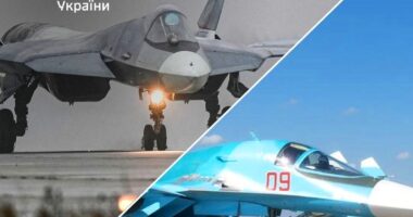 Сили оборони уразили російські літаки Су-57 і Су-34