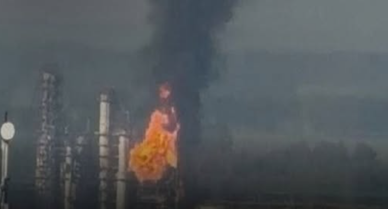 Атака на НПЗ Лукойл у Кстово