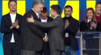 Петро Порошенко і Володимир Зеленський