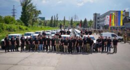 Бригада з Білої Церкви отримала 54 пікапи для фронту від благодійників