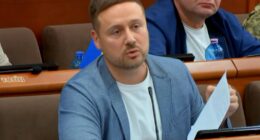 Володимир Слончак на засіданні Київради