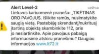 Повітряна тривога у Литві