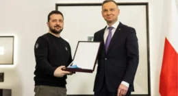 Зеленський і Дуда з Орденом Білого Орла