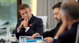 Макрон та Зеленський на саміті G7